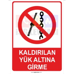 KALDIRILAN YÜK ALTINA GİRME - Görsel 1