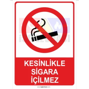 KESİNLİKLE SİGARA İÇİLMEZ - Görsel 1
