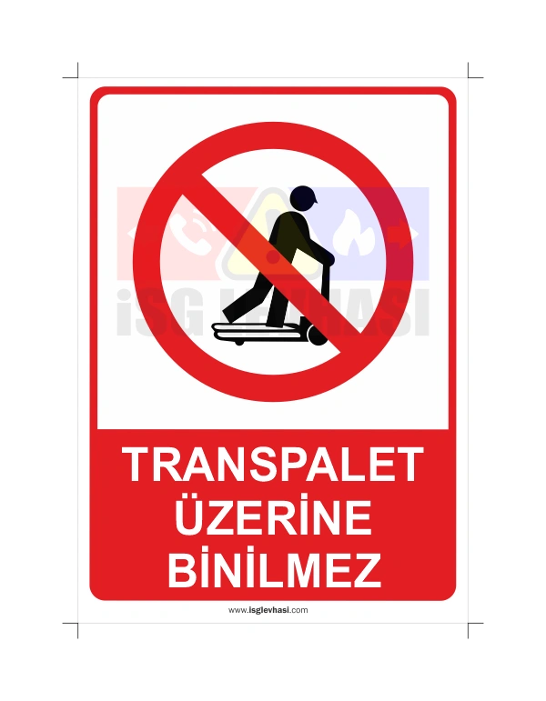 Transpalet Üzerine Binilmez_converted